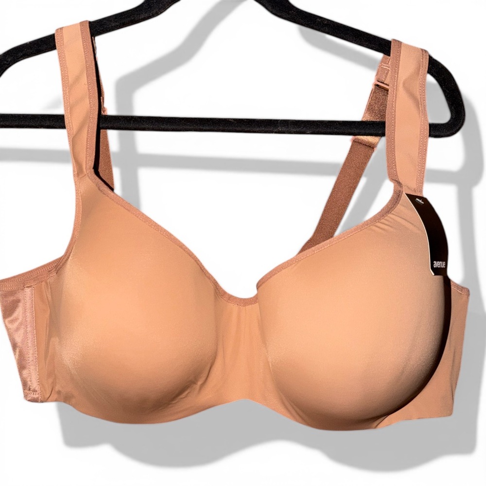 Avenue Bra Women 48D Bronze Balconette Underwire Full Coverage New 00214045
